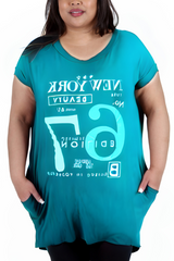 1700 New York 67 Foil Print T-Shirt