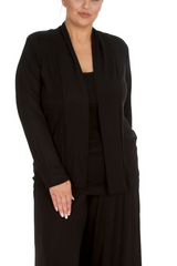 3224 Scallop Lace Detail Back Cardigan