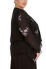 3172 Butterfly Zip Chiffon Cardigan Light & Elegant