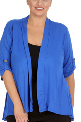 3058 Open Waterfall Cardigan Light, Layered Confidence