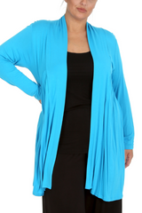 3022 Longline Lace Cardigan with Floral Detail