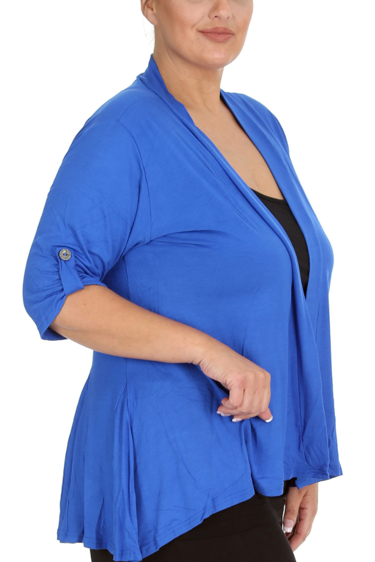3058 Open Waterfall Cardigan Light, Layered Confidence