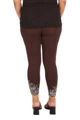 7001 Laser Cut Sequin Leggings Sparkle in Motion