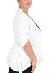 3058 Open Waterfall Cardigan Light, Layered Confidence