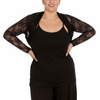 Floral Lace Bolero Shrug – Elegant Plus Cover-Up