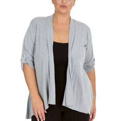 Open Waterfall Cardigan Light, Layered Confidence