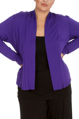 3224 Scallop Lace Detail Back Cardigan