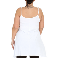 1288 Plus Size Stretch Thin Strap Tank Top
