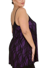 1296 Floral Lace Tank Top Soft, Chic & Curve Loving