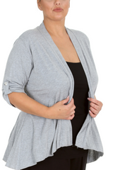 3058 Open Waterfall Cardigan Light, Layered Confidence