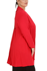 3022 Longline Lace Cardigan with Floral Detail
