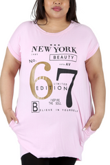 1700 New York 67 Foil Print T-Shirt