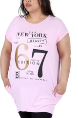 1700 New York 67 Foil Print T-Shirt