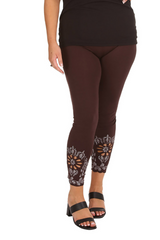 7001 Laser Cut Sequin Leggings Sparkle in Motion
