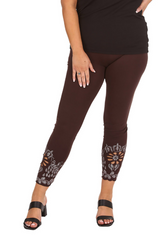 7001 Laser Cut Sequin Leggings Sparkle in Motion