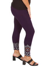7001 Laser Cut Sequin Leggings Sparkle in Motion