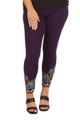 7001 Laser Cut Sequin Leggings Sparkle in Motion