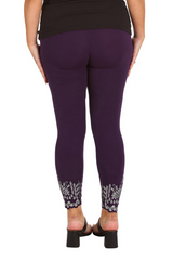7001 Laser Cut Sequin Leggings Sparkle in Motion