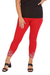 7001 Laser Cut Sequin Leggings Sparkle in Motion