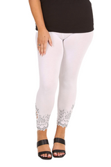 7001 Laser Cut Sequin Leggings Sparkle in Motion