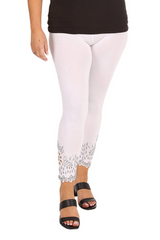 7001 Laser Cut Sequin Leggings Sparkle in Motion
