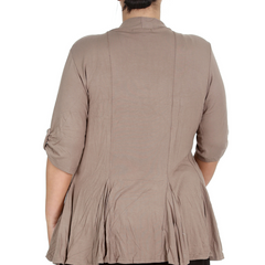 Open Waterfall Cardigan Light, Layered Confidence