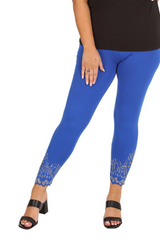 7001 Laser Cut Sequin Leggings Sparkle in Motion