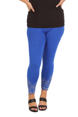 7001 Laser Cut Sequin Leggings Sparkle in Motion