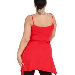 1288 Plus Size Stretch Thin Strap Tank Top