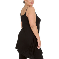 1288 Plus Size Stretch Thin Strap Tank Top
