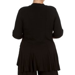 Open Waterfall Cardigan Light, Layered Confidence