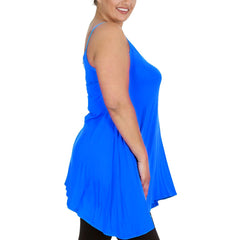 1288 Plus Size Stretch Thin Strap Tank Top