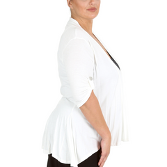 Open Waterfall Cardigan Light, Layered Confidence