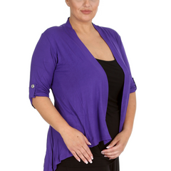 Open Waterfall Cardigan Light, Layered Confidence
