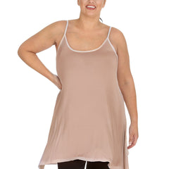 1288 Plus Size Stretch Thin Strap Tank Top
