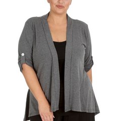 Open Waterfall Cardigan Light, Layered Confidence