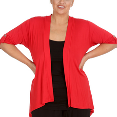 Open Waterfall Cardigan Light, Layered Confidence