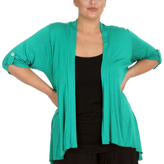 Open Waterfall Cardigan Light, Layered Confidence