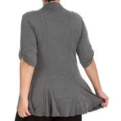 Open Waterfall Cardigan Light, Layered Confidence
