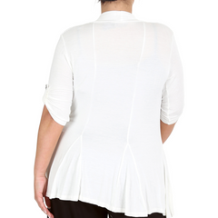 Open Waterfall Cardigan Light, Layered Confidence
