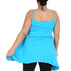 1288 Plus Size Stretch Thin Strap Tank Top