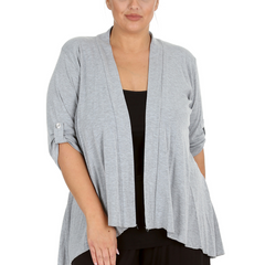 Open Waterfall Cardigan Light, Layered Confidence