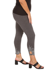7001 Laser Cut Sequin Leggings Sparkle in Motion