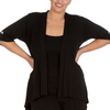 Open Waterfall Cardigan Light, Layered Confidence