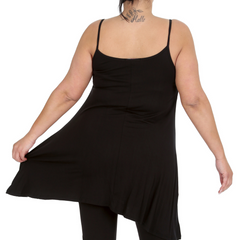 1288 Plus Size Stretch Thin Strap Tank Top