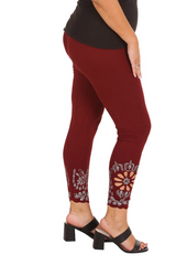 7001 Laser Cut Sequin Leggings Sparkle in Motion