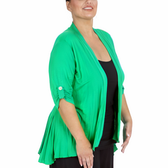 Open Waterfall Cardigan Light, Layered Confidence