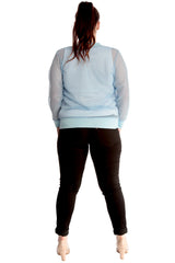 Mesh Net Bomber Jacket