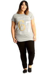 New York 67 Foil Print T-Shirt
