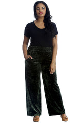 6087 Plain Velvet Trousers